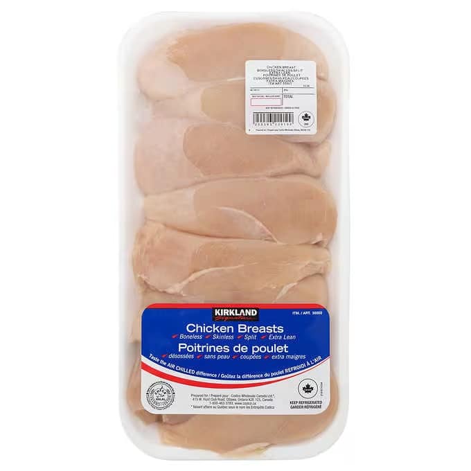 Kirkland Signature Boneless Skinless Chicken Breasts Halal Meat And Chicken Halal Free