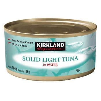 Kirkland Signature Solid Light Tuna in Water - Canned Foods - Pantry ...