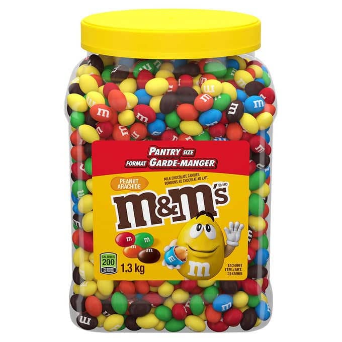 Pretzel M&M's, a candy produced by Mars, Inc. Canadian packaging