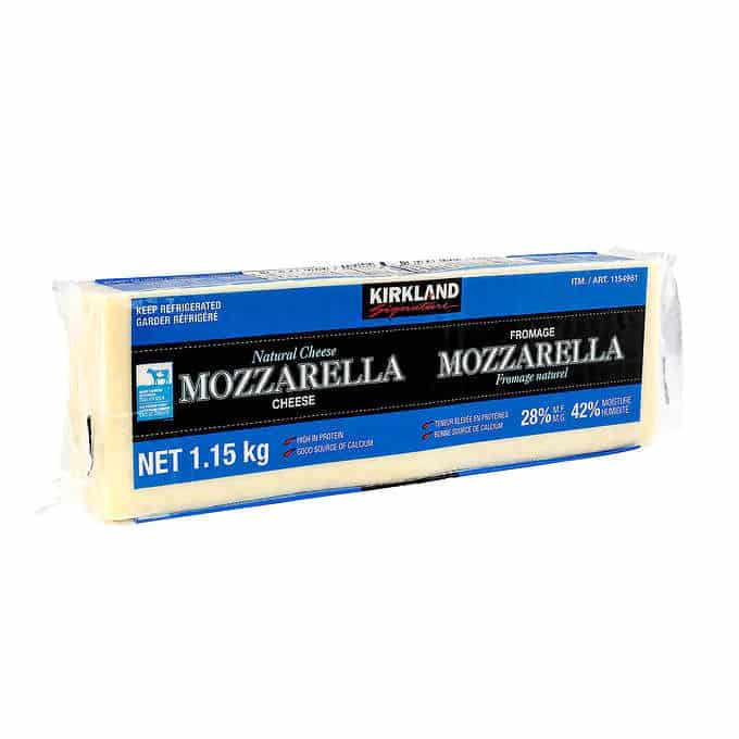 Kirkland Signature Mozzarella Cheese Block Cheese Dairy & Eggs