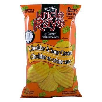 Uncle Ray S Cheddar And Sour Cream Potato Chips Chips Candy Snacks Groceries Purchased At Wholesale Stores Free Same Day Delivery In Toronto Gta