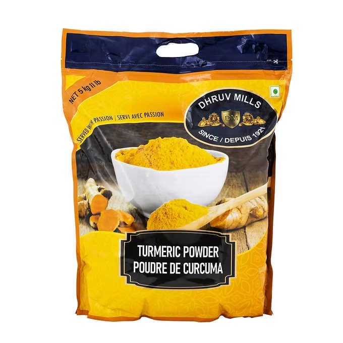 Dhruv Turmeric Powder Spices, Herbs & Seasonings Pantry FREE