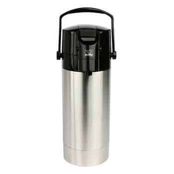 Zojirushi Air Pot Stainless Steel Beverage Dispenser, Stainless Steel, 128 oz