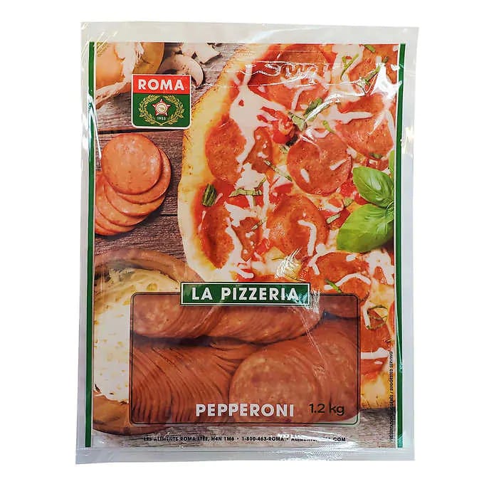 Roma Mild Pepperoni La Pizzeria Sliced Deli Meats Deli FREE